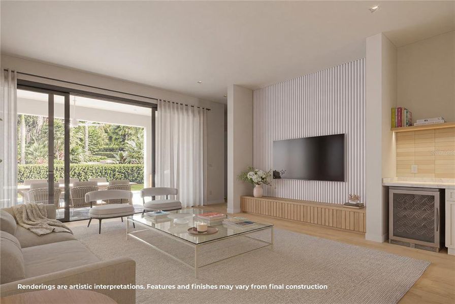 Furnished interior view inside a new home in , Winter Park (Image 7).