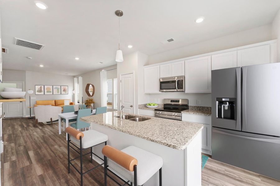 Representative furnished interior of a home built from the Baker - Genesis Value Collection by Mungo Homes in Bluefield, Lexington (Image 4).