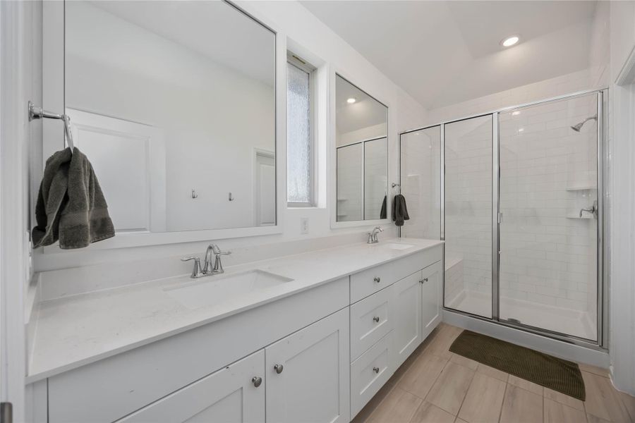 Furnished interior view inside a new home in Balmoral: Avante Collection, Houston (Image 23). Furnished interior view inside a new home in Balmoral: Avante Collection, Houston (Image 23).