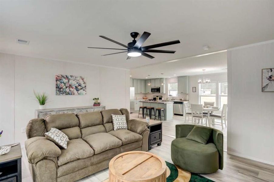 Furnished interior view inside a new home in , Ellijay (Image 11). Furnished interior view inside a new home in , Ellijay (Image 11).