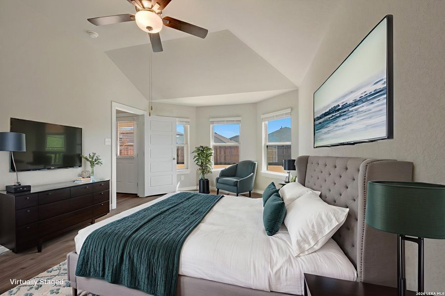 Furnished interior view inside a new home in Winding Brook, San Antonio (Image 19). Furnished interior view inside a new home in Winding Brook, San Antonio (Image 19).