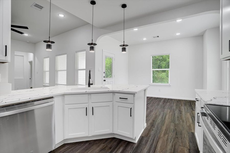 Furnished interior view inside a new home in , Kenefick (Image 10).