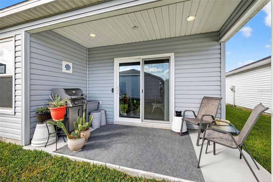Exterior details and patio area of a home in , The Villages (Image 26).