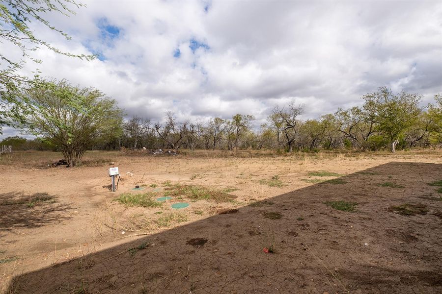 View of yard featuring a rural view
