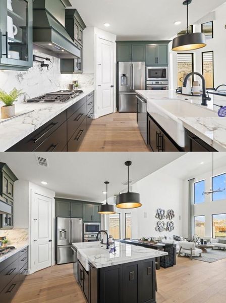 Furnished interior view inside a new home in , Richmond (Image 5).