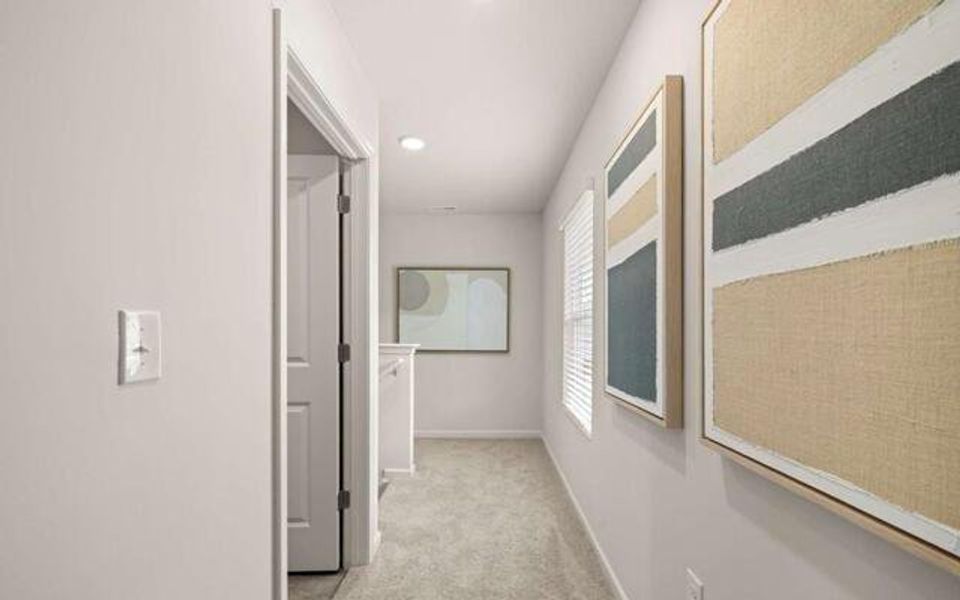 Spacious, unfurnished interior of a new home in Walden Park - The Retreat, Jonesboro (Image 21).