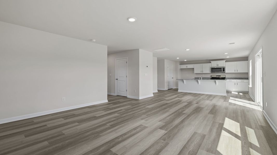 Spacious, unfurnished interior of a new home in Bentley Park, Greenwood (Image 16). Spacious, unfurnished interior of a new home in Bentley Park, Greenwood (Image 16).