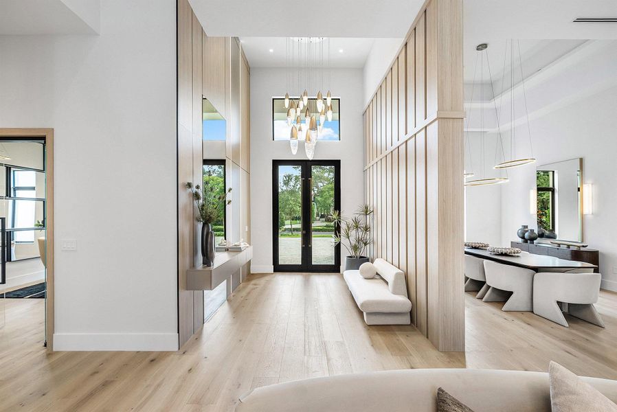 Furnished interior view inside a new home in , Delray Beach (Image 8).