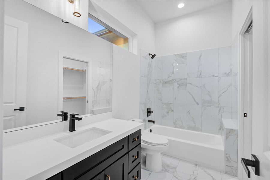 Furnished interior view inside a new home in , Houston (Image 8).