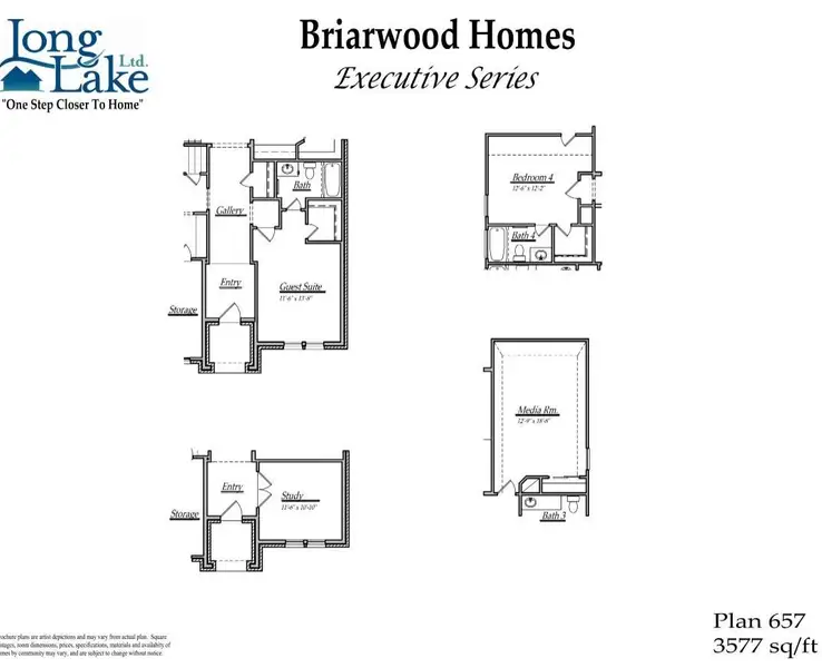 Plan 657 offers 4 bedrooms, 3 full baths, 1 half bath, and over 3,500 sqft of living space.
