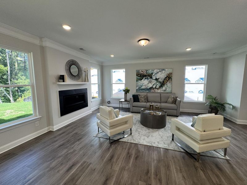 Furnished interior view inside a new home in Caldwell Forest, Charlotte (Image 11).