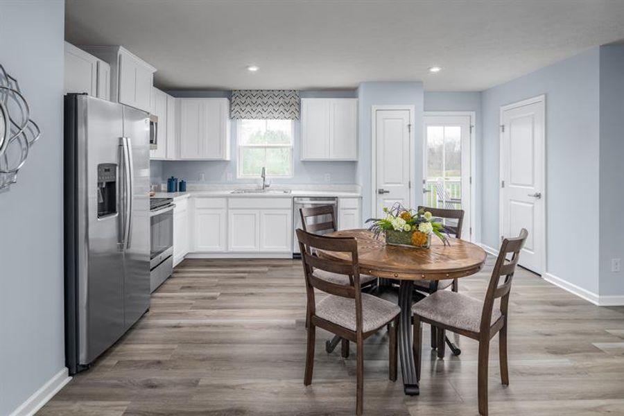 Representative furnished interior of a home built from the Aspen by Ryan Homes in The Glen at Hollybrook, Wendell (Image 5).