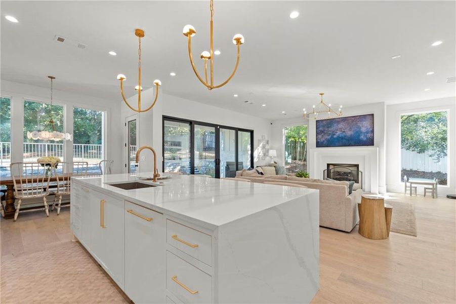 Furnished interior view inside a new home in , Brookhaven (Image 9).