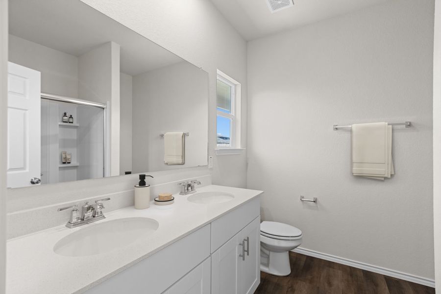 Representative furnished interior of a home built from the Independence by Centex in Davis Ranch, San Antonio (Image 9).