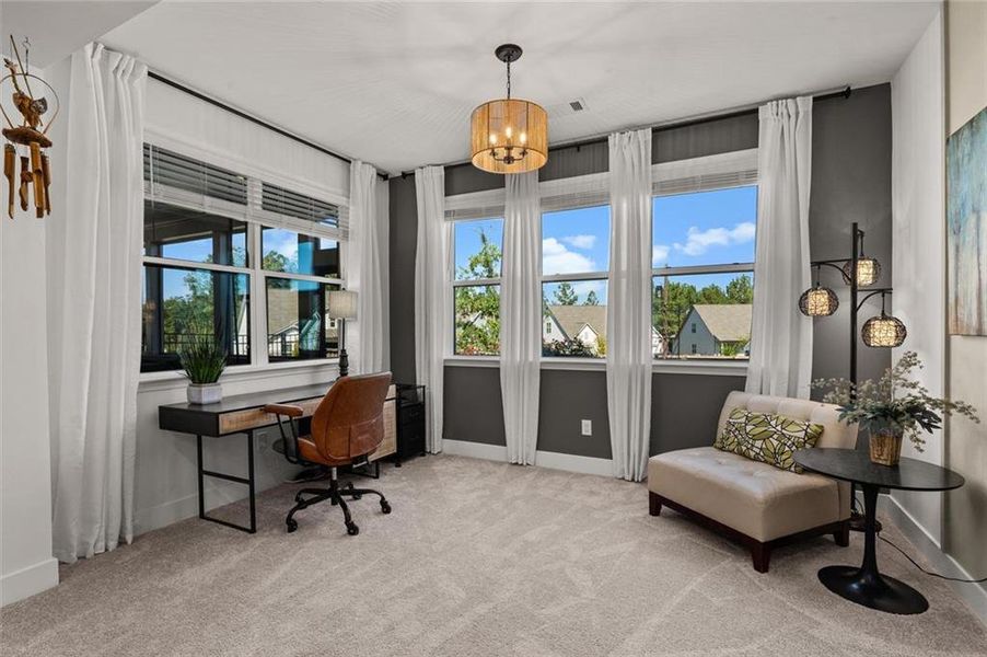 Furnished interior view inside a new home in , Canton (Image 40).