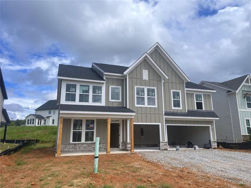 In-progress construction of a new home in Twin Lakes, Hoschton, GA (Image 11).