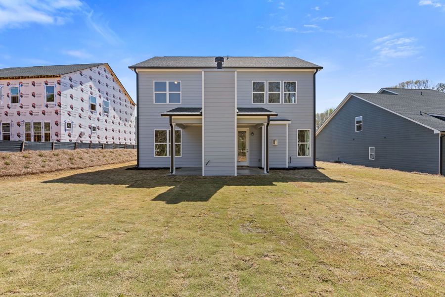 Representative exterior photo of a completed home built from the Stafford by Crawford Creek Communities in Red Bird Manor, Jefferson, GA (Image 27).