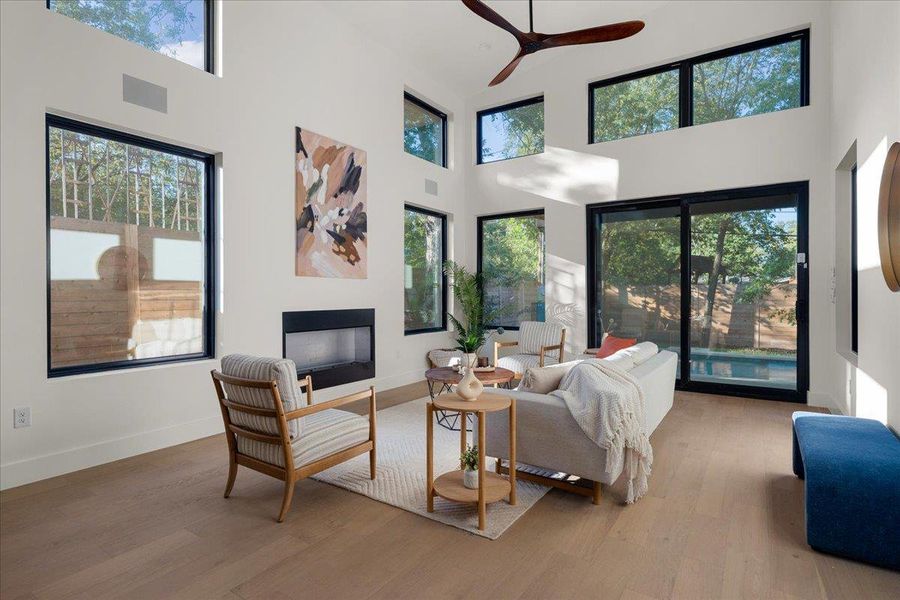 Furnished interior view inside a new home in , Austin (Image 25). Furnished interior view inside a new home in , Austin (Image 25).