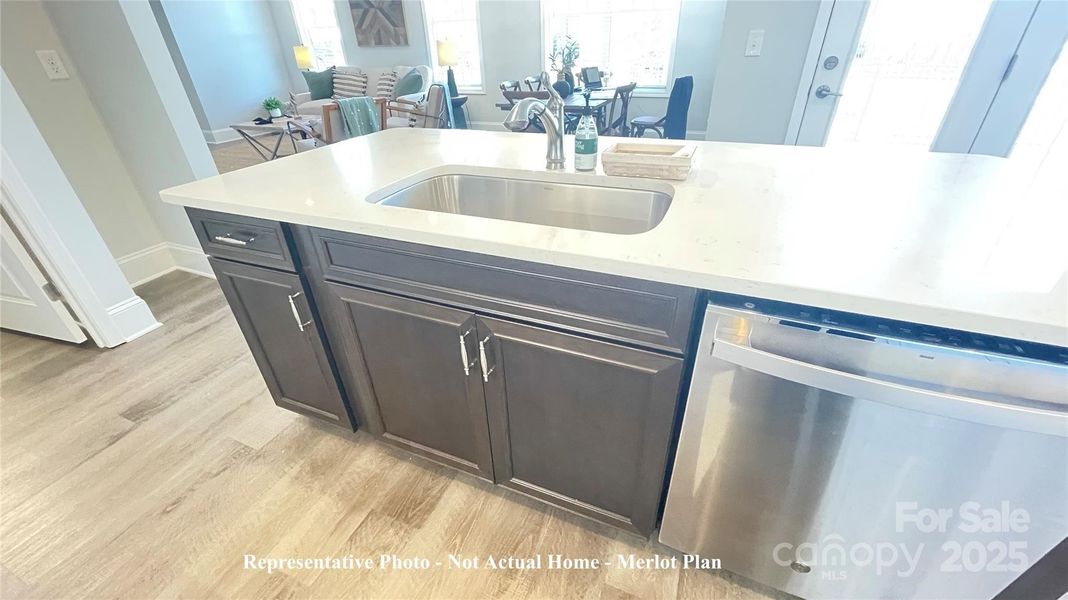 Kitchen Island-Merlot Plan-School Street at Catawba