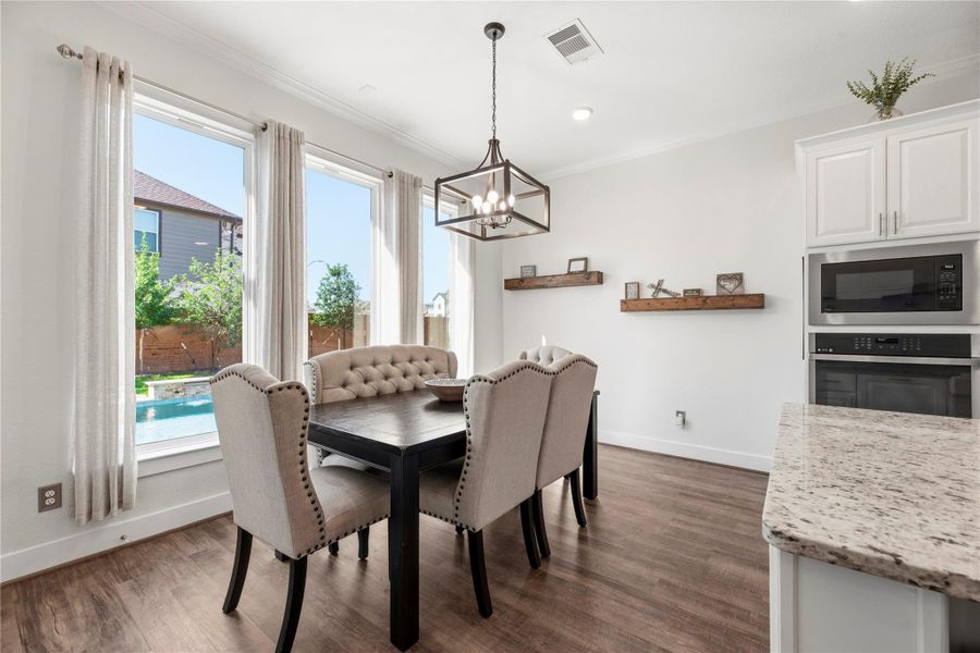 Furnished interior view inside a new home in , Cypress (Image 15).