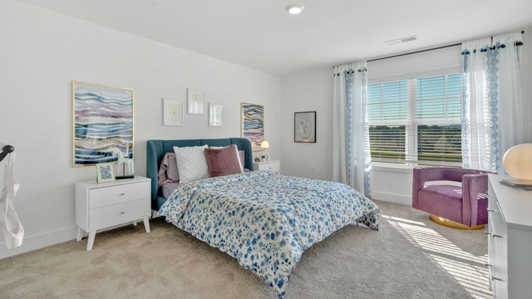 Furnished interior in a model home at Price's Point in Knoxville (Image 17).