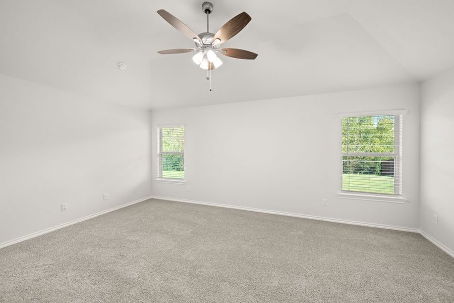 Front exterior of a new home in Mountain Valley, Burleson, TX, highlighting curb appeal (Image 16). Front exterior of a new home in Mountain Valley, Burleson, TX, highlighting curb appeal (Image 16).