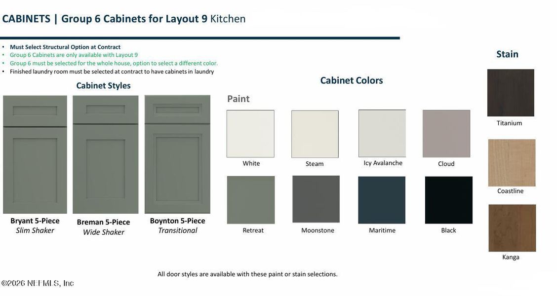 Sample of building materials used in homes in The Landings at Saint Johns, St. Johns (Image 6).