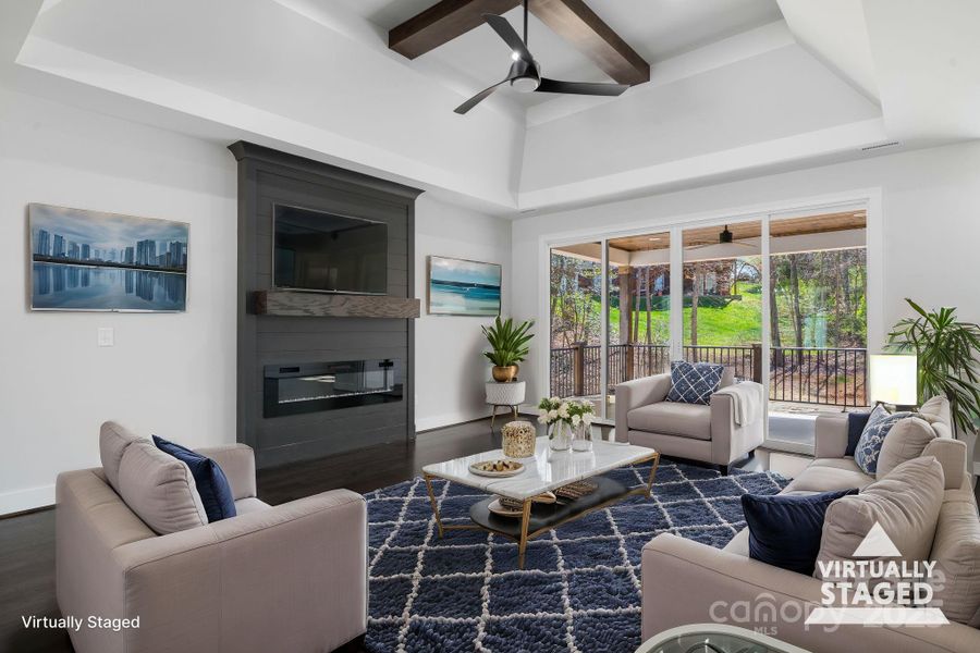 Furnished interior view inside a new home in , Hickory (Image 21).