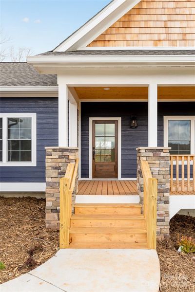 Exterior details and patio area of a home in , Mars Hill (Image 4).
