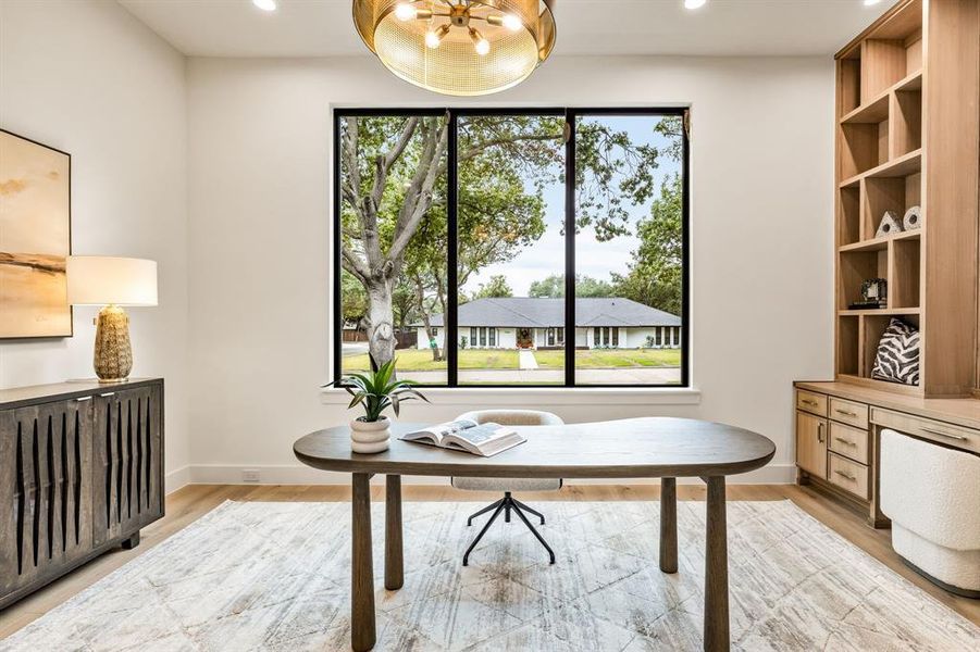 Furnished interior view inside a new home in , Dallas (Image 13). Furnished interior view inside a new home in , Dallas (Image 13).