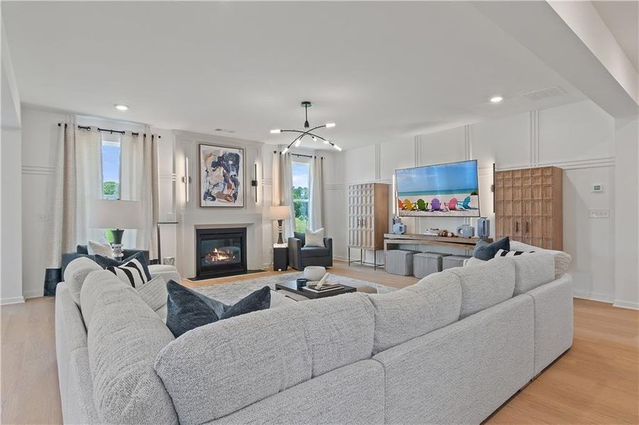 Furnished interior view inside a new home in Grandview at Millers Mill, Stockbridge (Image 16).