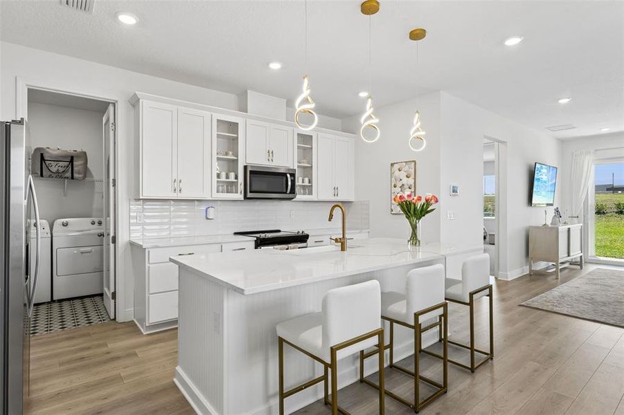 Furnished interior view inside a new home in Hills of Minneola, Minneola (Image 30).