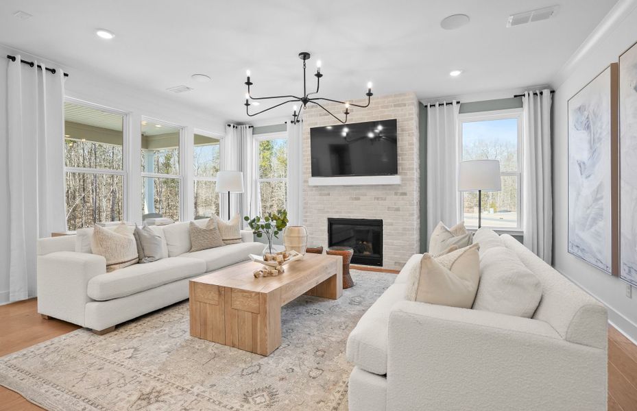 Representative furnished interior of a home built from the Mystique by Pulte Homes in Forest Creek, Waxhaw (Image 9).