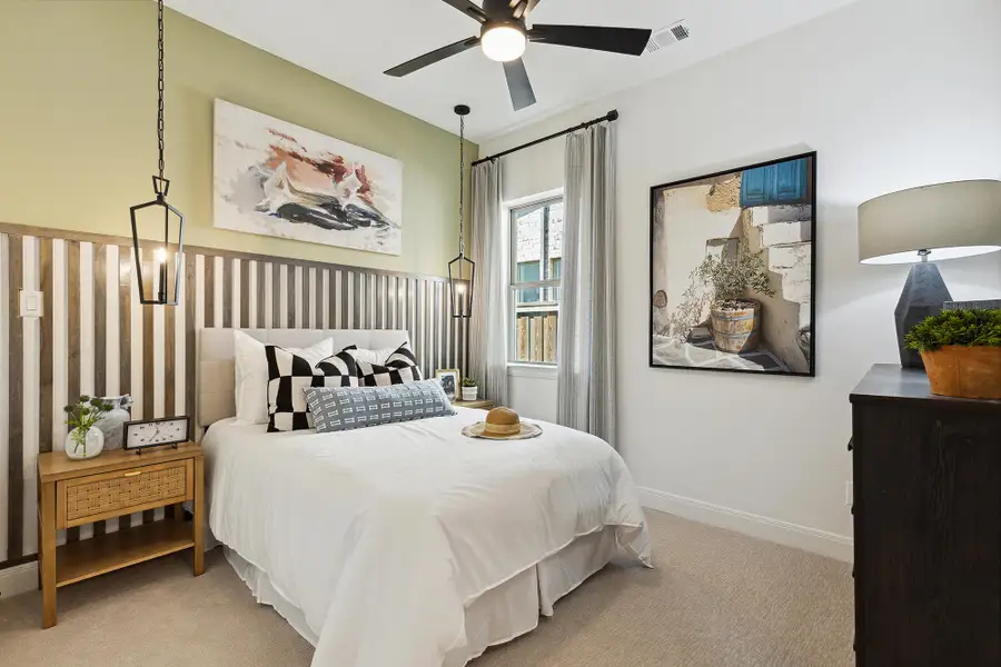 Representative furnished interior of a home built from the The Gresham by David Weekley Homes in Goodland – Manor Series, Grand Prairie (Image 4).
