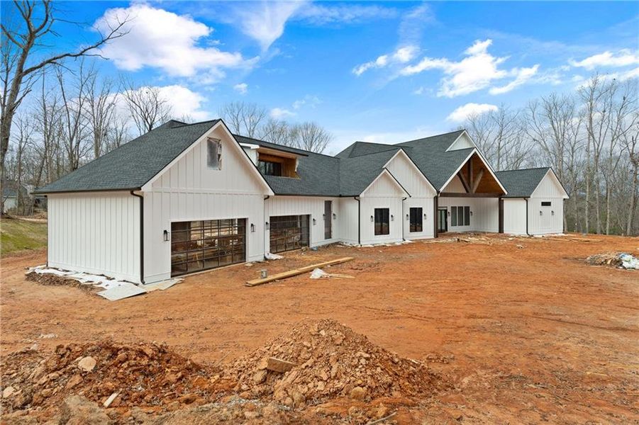 In-progress construction of a new home in , Dawsonville, GA (Image 24).