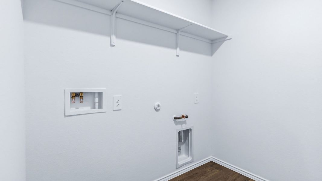 Representative unfurnished interior of a home built from the The Easton by D.R. Horton in Wayside, Uhland (Image 23).