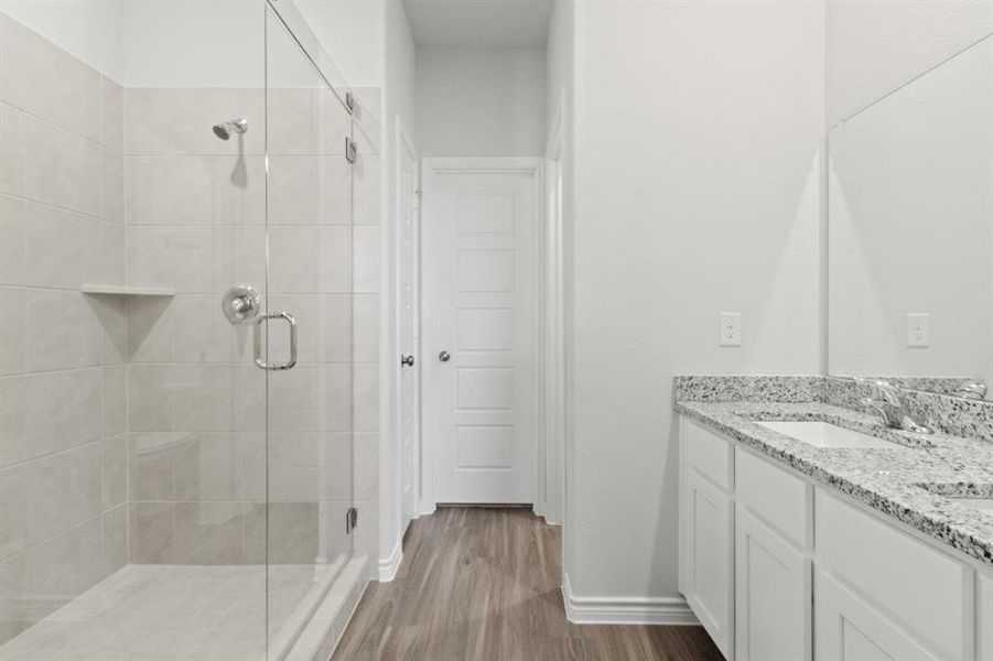 Furnished interior view inside a new home in Retreat at Fossil Creek, Fort Worth (Image 7).