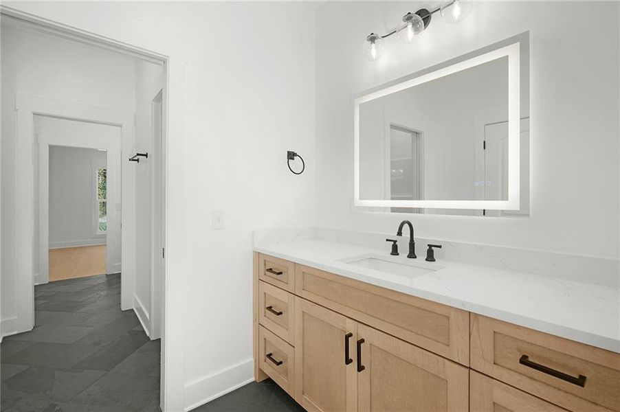 Furnished interior view inside a new home in , Calhoun (Image 11).