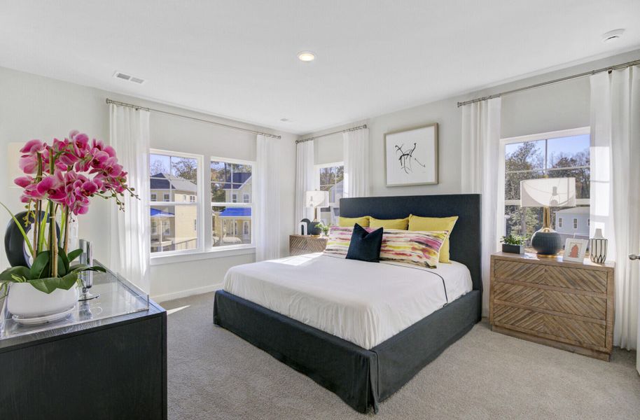 Furnished interior view inside a new home in , Johns Island (Image 33).