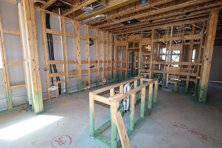 Spacious, unfurnished interior of a new home in Easthaven at Bridgeland Central - Horizon Collection, Cypress (Image 8). Spacious, unfurnished interior of a new home in Easthaven at Bridgeland Central - Horizon Collection, Cypress (Image 8).