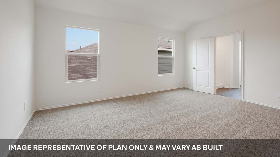 Spacious, unfurnished interior of a new home in Wayside, Uhland (Image 16).