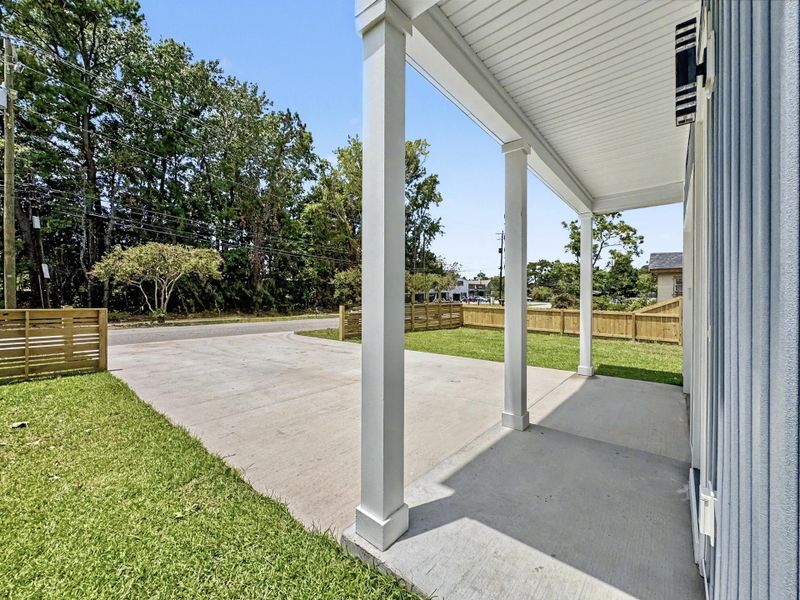 Exterior details and patio area of a home in , North Charleston (Image 2). Exterior details and patio area of a home in , North Charleston (Image 2).