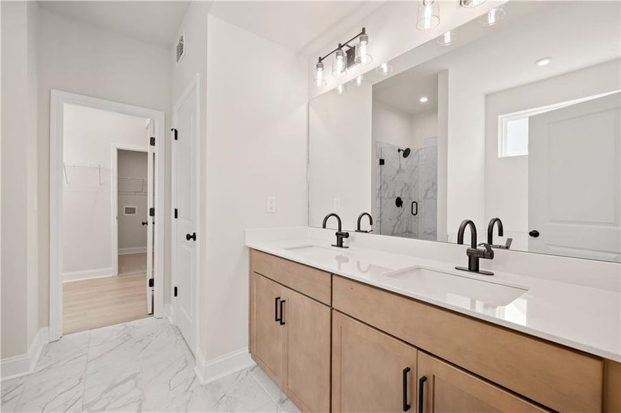 Furnished interior view inside a new home in Gatherings® at GreenHouse, Marietta (Image 14).