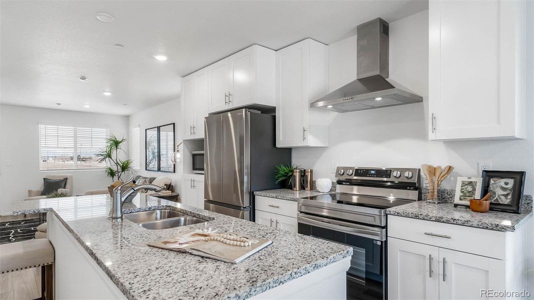 Furnished interior view inside a new home in , Commerce City (Image 7).