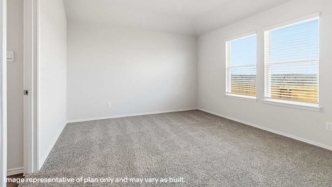 Spacious, unfurnished interior of a new home in Blue Ridge Ranch, San Antonio (Image 19).