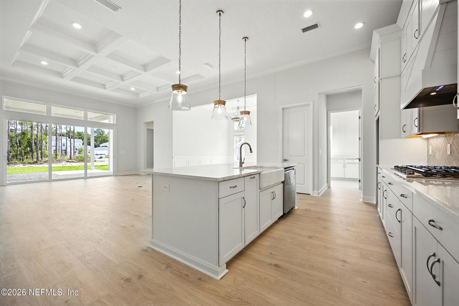 Furnished interior view inside a new home in , St. Augustine (Image 10).