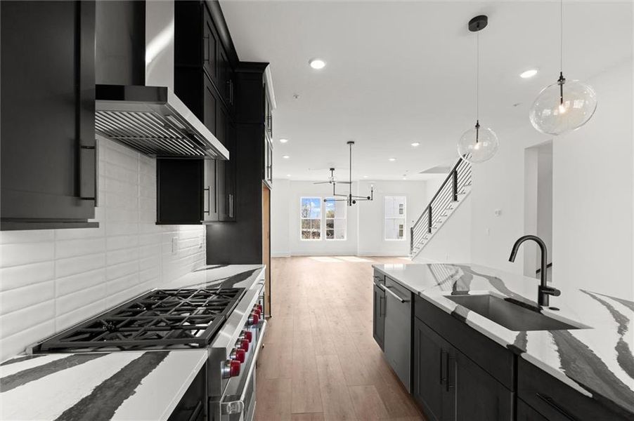 Furnished interior view inside a new home in , Alpharetta (Image 8).