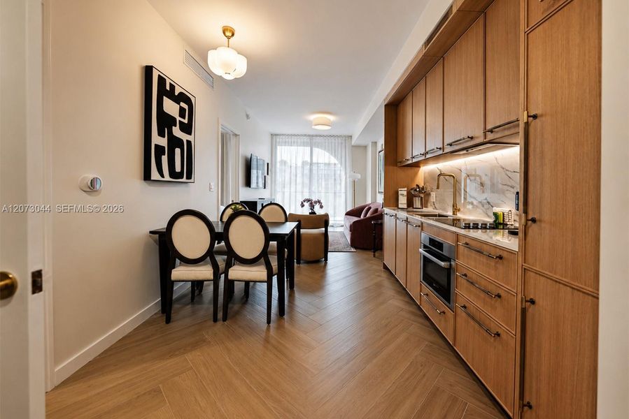 Furnished interior view inside a new home in , Miami (Image 5).
