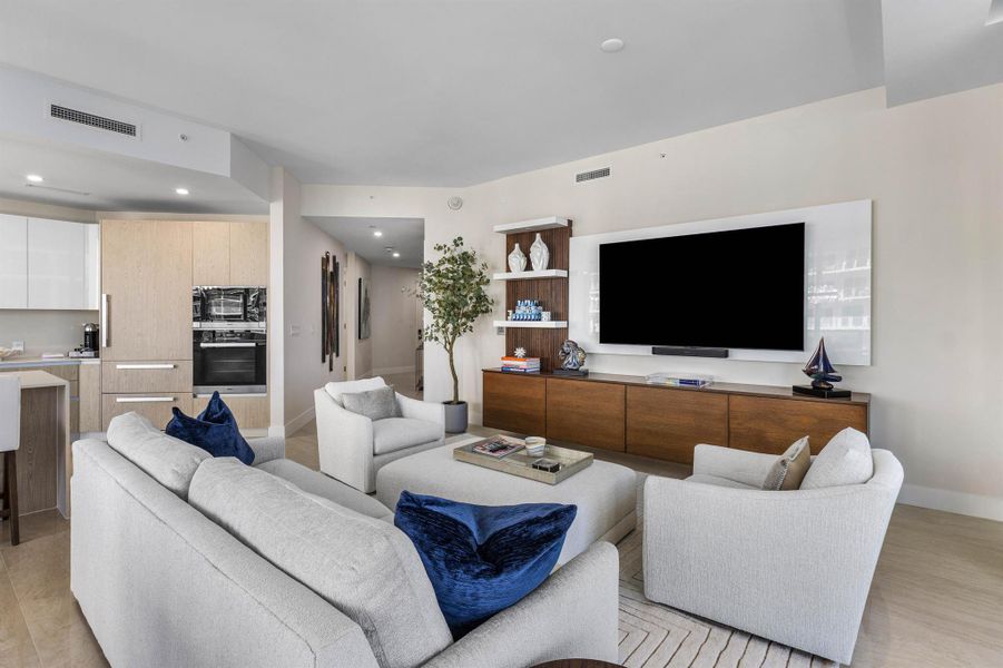 Furnished interior view inside a new home in , West Palm Beach (Image 37).