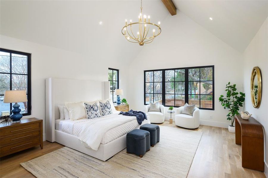 Furnished interior view inside a new home in , Dallas (Image 10).